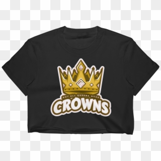 Queen No Crown Crop Top - Topshop Lakers Shirt Clipart
