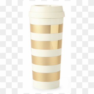 The Gold Stripe Graphics On The Kate Spade Gold Stripe - Kate Spade Thermal Mug Clipart