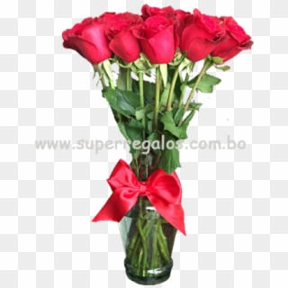 Florero De 12 Rosas - Цветы На 23 Февраля Clipart