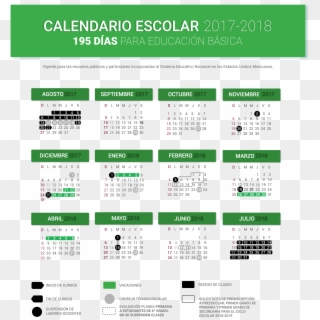 195 1300x At Calendario 2017 Mexico Sep - Calendario Escolar De 185 Clipart