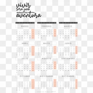 Los Calendarios Creative Mindly - Calendario 2018 Unicornios Separado Clipart