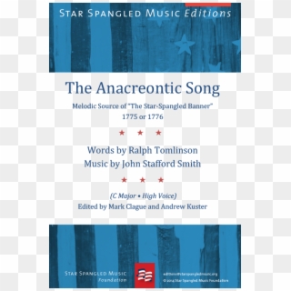 Editions Cover Anacreonticnarrow - Star-spangled Banner Clipart