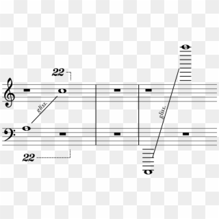Distintas Formas De Indicar La Tesitura Del Piano - Suspension Music Theory Example Clipart
