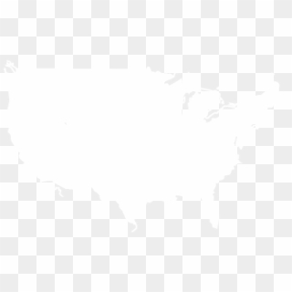 World Map America - Johns Hopkins Logo White Clipart