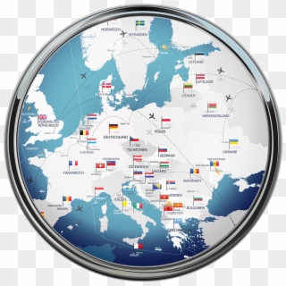 Of America,free Pictures, Free - European Union Map Schengen Euro Currency Clipart