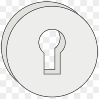 Lock Png - Keyhole Clipart Black And White Transparent Png