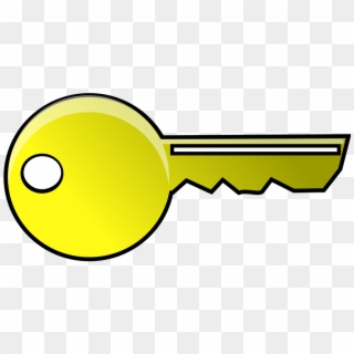 Key Black White Access Lock Admin Unlock - Key Clip Art - Png Download