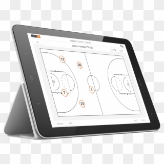 El Baloncesto Y La Tecnología Se Unen Con Nbn23 - Tablet Computer Clipart