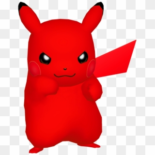Redpikachu - Red Pikachu Clipart