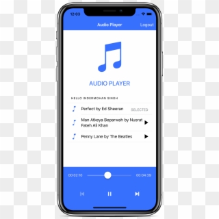 Ionic Audio Player Demo App Ui - Ionic Audio Player Clipart