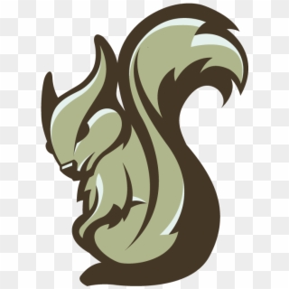 Vector Squirrel Mascot - Squirrel Esport Logo Clipart
