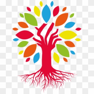 Logo Reconhecimento Público Deolho - Tree With Roots Clip Art Transparent - Png Download
