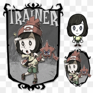 Traineruu - Don T Starve Character Portrait Clipart