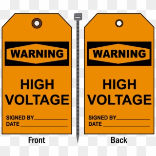 Electrical Safety Tags Clipart