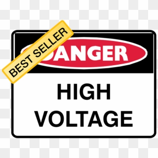 Brady Danger Sign Range High Voltage - Danger Signs Clipart
