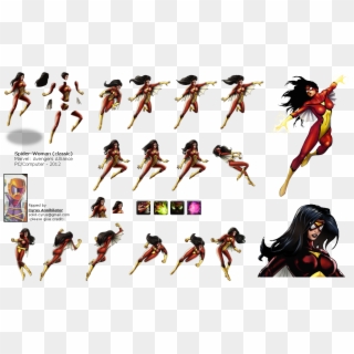 Click For Full Sized Image Spider-woman - Justice League Clipart
