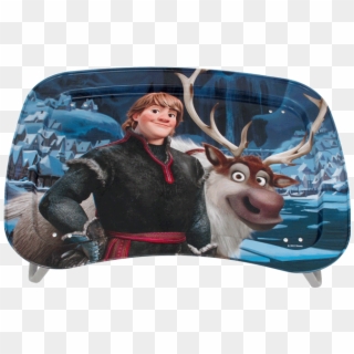 Frozen Kids Tv Tray Of Sven And Kristoff - Reindeer Clipart
