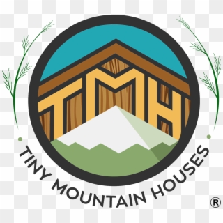 Tiny Mountain Houses - Circle Clipart