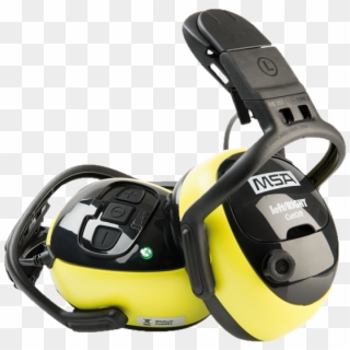 Earmuffs Msa Cutoff Led Helmet - Headphones Clipart