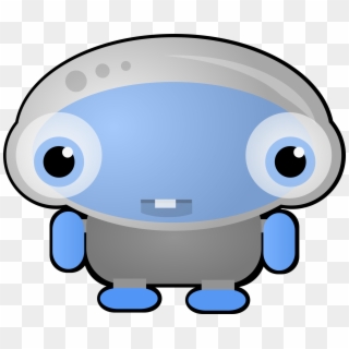 This Free Icons Png Design Of Strange Blue Robot Creature - Drawing Clipart