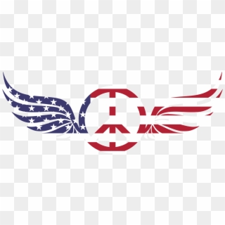 Flag Of The United States Peace Symbols U - Emblem Clipart