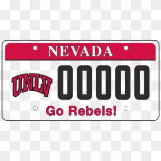 License Plate Png - Unlv License Plate Clipart