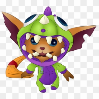 I Thought Gnar From League Was Super Cute So Here's - Gnar Gif Png Clipart