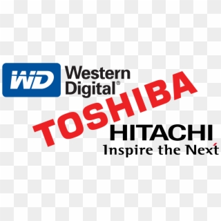 Western Digital - Toshiba - Hitachi - Hitachi , Png - Hitachi Clipart