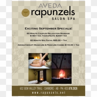 September Specials At Rapunzels - Flyer Clipart