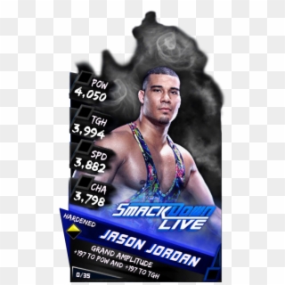 Supercard Jasonjordan S3 Hardened Smackdown - Cedric Alexander Wwe Supercard Clipart