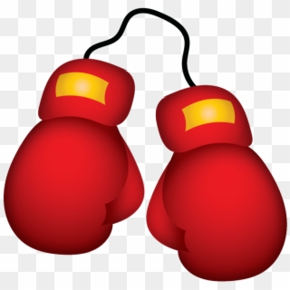 Emoji6 - Boxing Gloves Emoji Transparent Clipart
