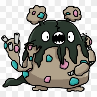 Chris The Garbodor - Cartoon Clipart