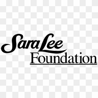 Sara Lee Foundation Logo Black And White - Calligraphy Clipart