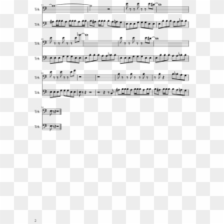 Tf2 Theme Sheet Music Composed By Sandvich 2 Of 2 Pages - Fireflies Euphonium Sheet Music Clipart