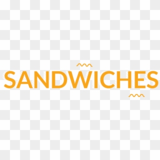 Sandwich Icon - Orange Clipart