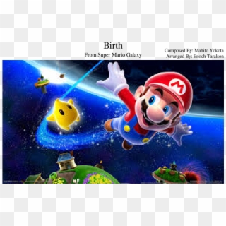Birth- Super Mario Galaxy - Background Mario Bros 3d Clipart