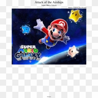 Attack Of The Airships- Super Mario Galaxy Sheet Music - Super Mario Galaxy Will Clipart