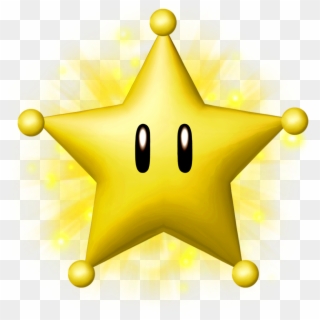 Mario Galaxy Power Star - Super Mario Star Clipart