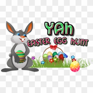 Yah Egghunt 1 - Easter Bunny Transparent Background Clipart