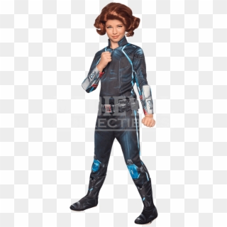 Girls Age Of Ultron Deluxe Black Widow Costume - Avengers 2 Costumes Clipart