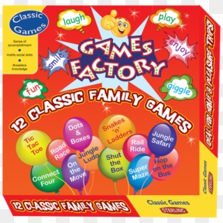 Family Games - Games Factory - Balloon Clipart