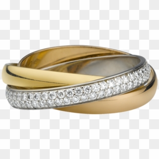 Wedding Ring - Cartier Ring 3 Bands Clipart