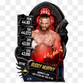Common Supercard Buddymurphy S4 19 Wrestlemania34 Fusion - Gothic Cards Wwe Supercard Clipart