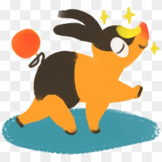 A Tepig Is Walking Proudly, Holding Its Head High And - Cartoon Clipart