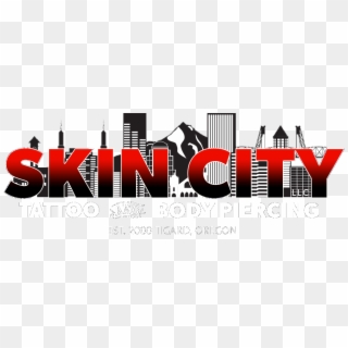 Skin City Tattoo Web Site Image - Graphic Design Clipart