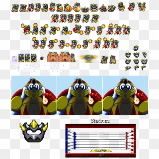February 22nd, 2011, - Kirby Masked Dedede Sprite Clipart