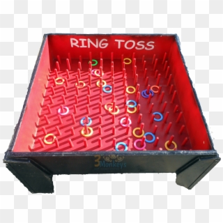Above View Of Oversized Ring Toss Game - Board Game Clipart