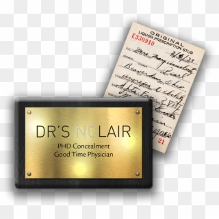 The Dr's Lair - Handwriting Clipart