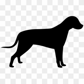 Dog Outline - Silhouette Dog Clipart - Png Download