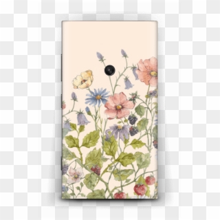 Spring Flowers Skin Nokia Lumia - Birds Art Clipart